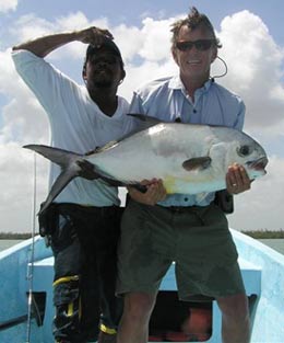 Wilfred, Tim and a 29 pound Permit
