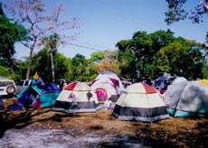 The camp at Burrel Boom